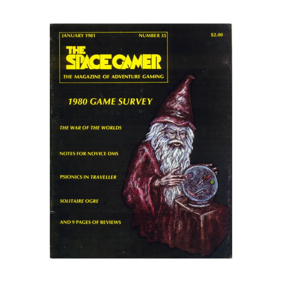 

Журнал #35 "Stomp Variants, Traveller Psionics, Solitaire Ogre", Space Gamer Magazine (Various Publishers)