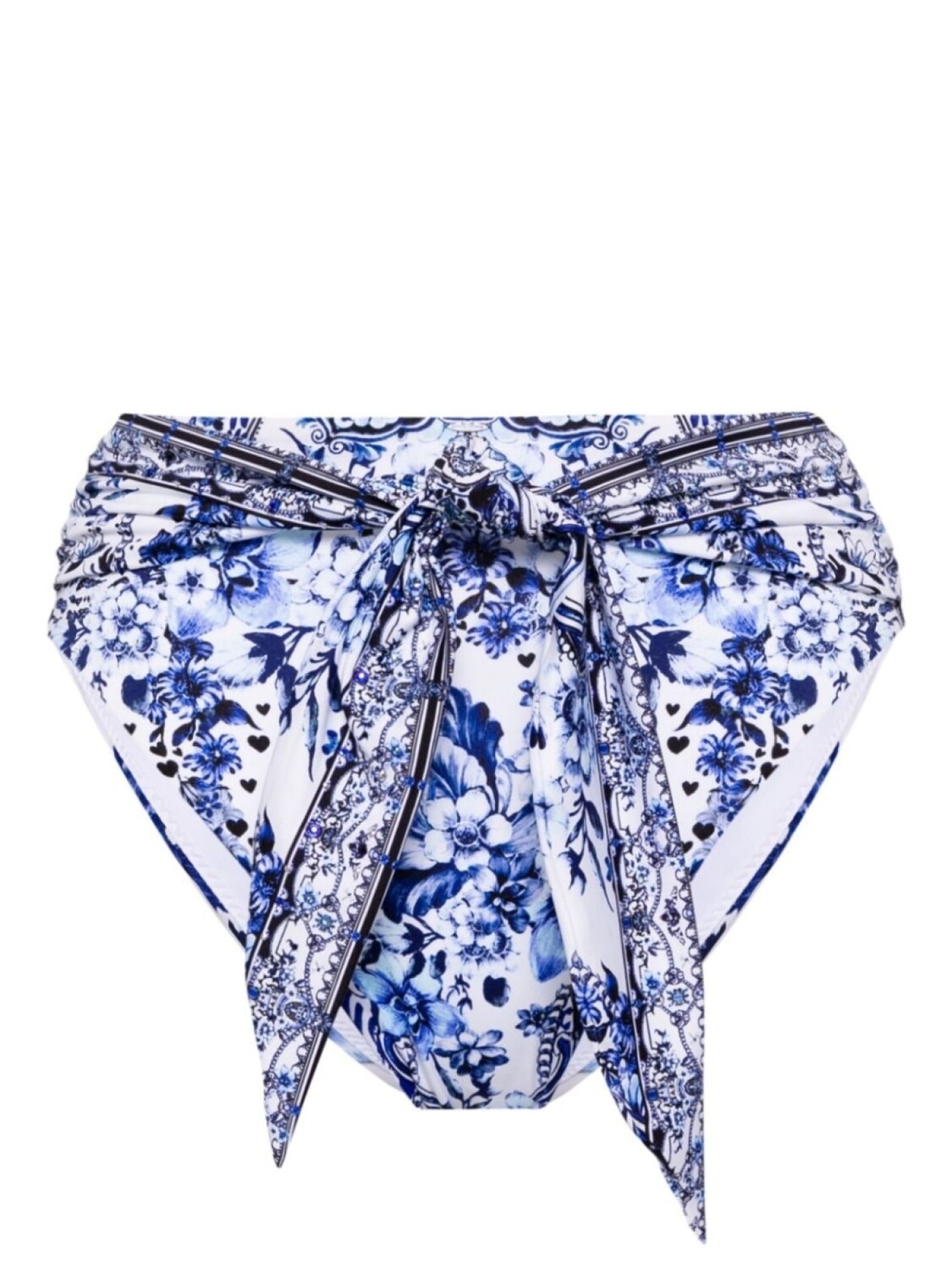 

Camilla Glaze And Graze high-waist bikini briefs, белый