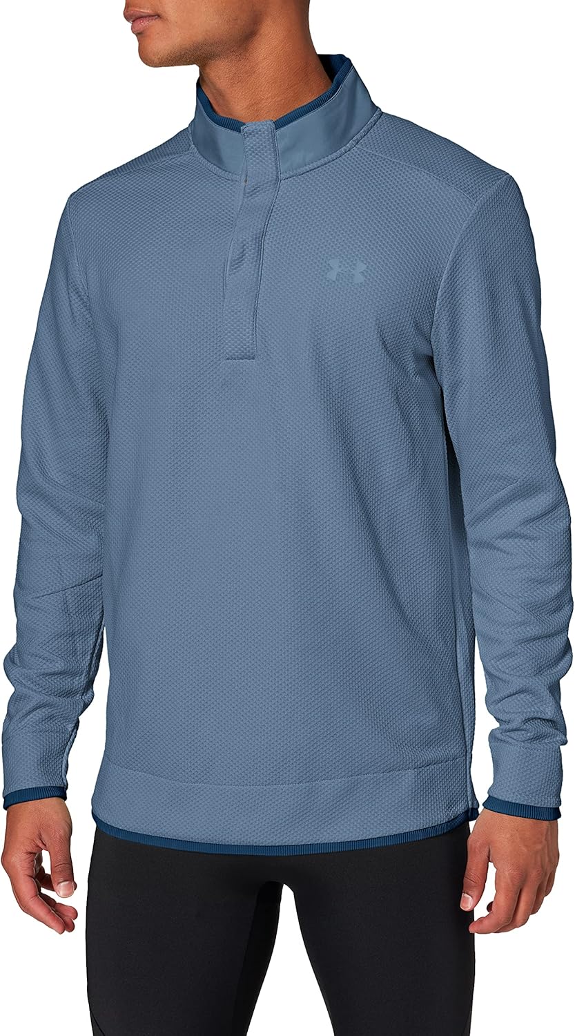 

Толстовка Under Armour Men's UA Storm SweaterFleece Snap Mock Pullover, Blue