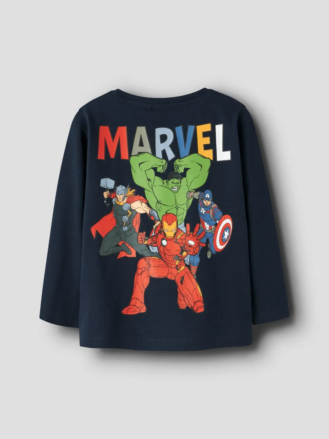 Лонгслив Marvel, Name it, navy blazer — фото 2