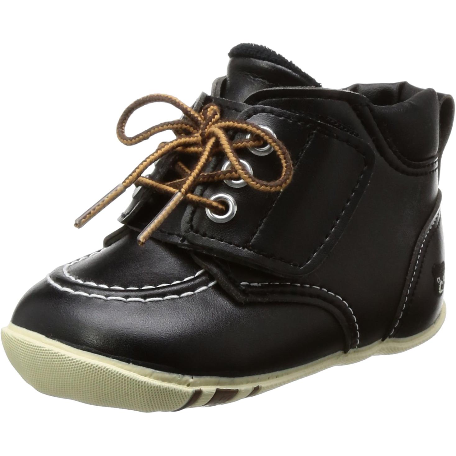 

Double_B Mid top Toddler Shoes Infant And Toddler MIKI HOUSE, черный