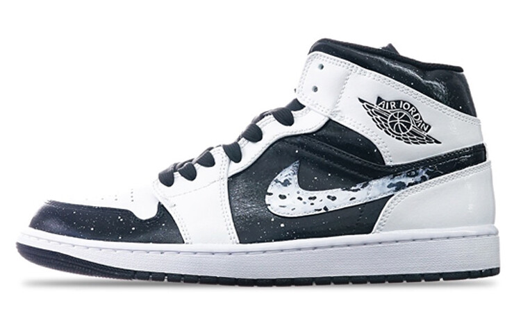 

Кроссовки Air Jordan 1 Vintage Basketball Shoes Men Mid-Top White