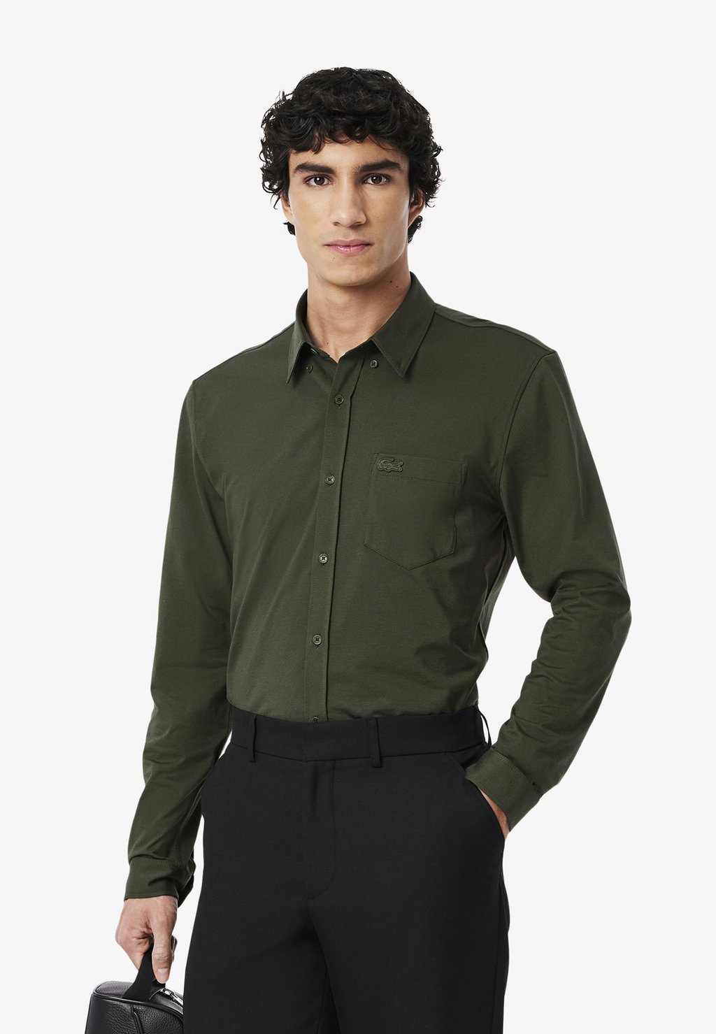 

Рубашка Lacoste, темно-зеленый
