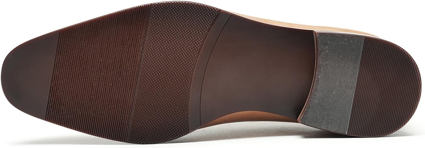 Мужские туфли Santimon из натуральной кожи Oxfords- классические вечерние туфли ручной работы с заостренным носком, шнуровкой и винтажной цветочной гравировкой для деловых встреч, выпускных и свадеб, черный — фото 3
