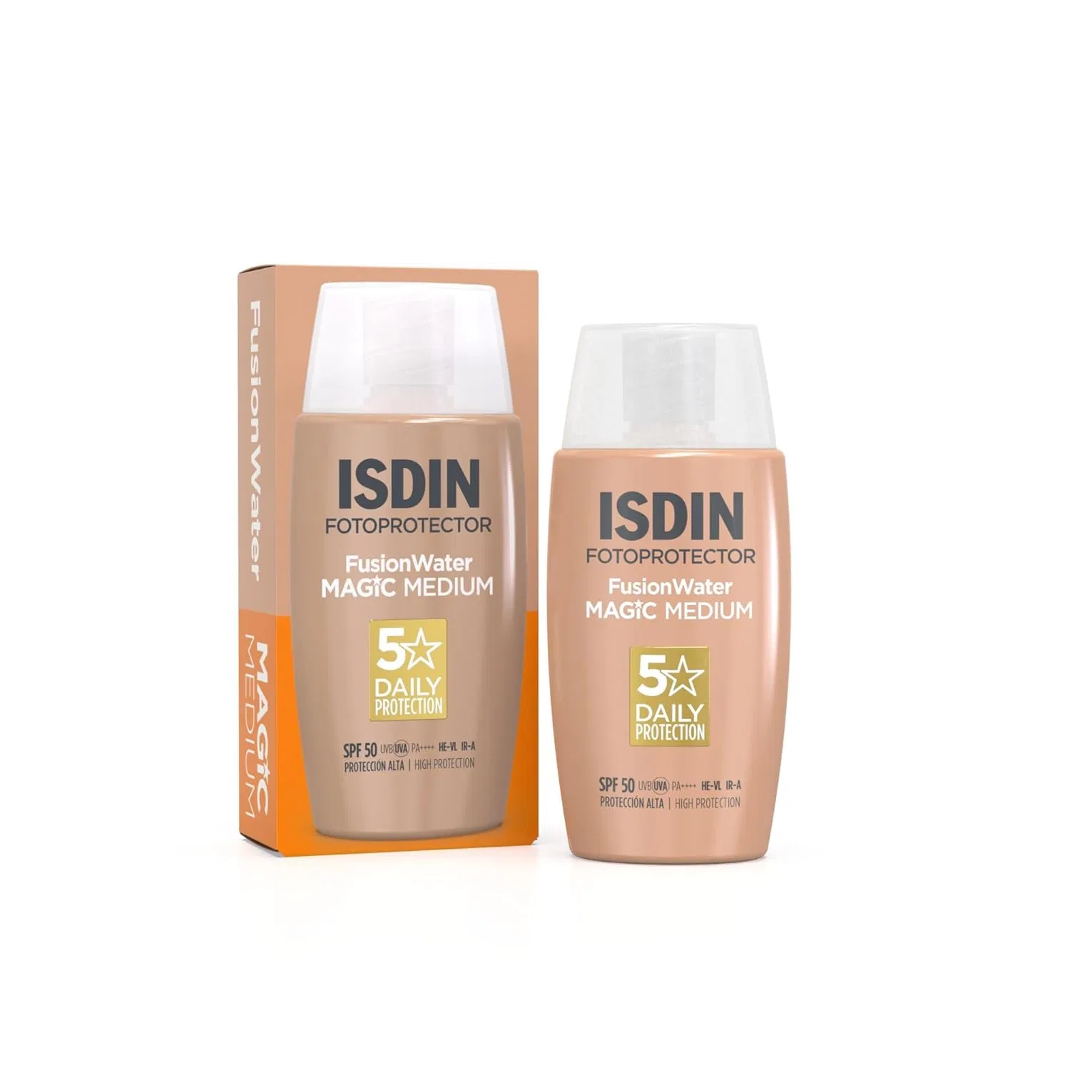 Тонирующий солнцезащитный крем для лица Isdin Fusion Water Color SPF 50, 50 мл Isdin