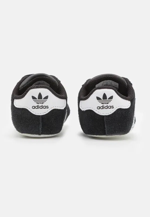 Кроссовки для первых шагов Gazelle crib Adidas Originals, черный с белым — фото 3