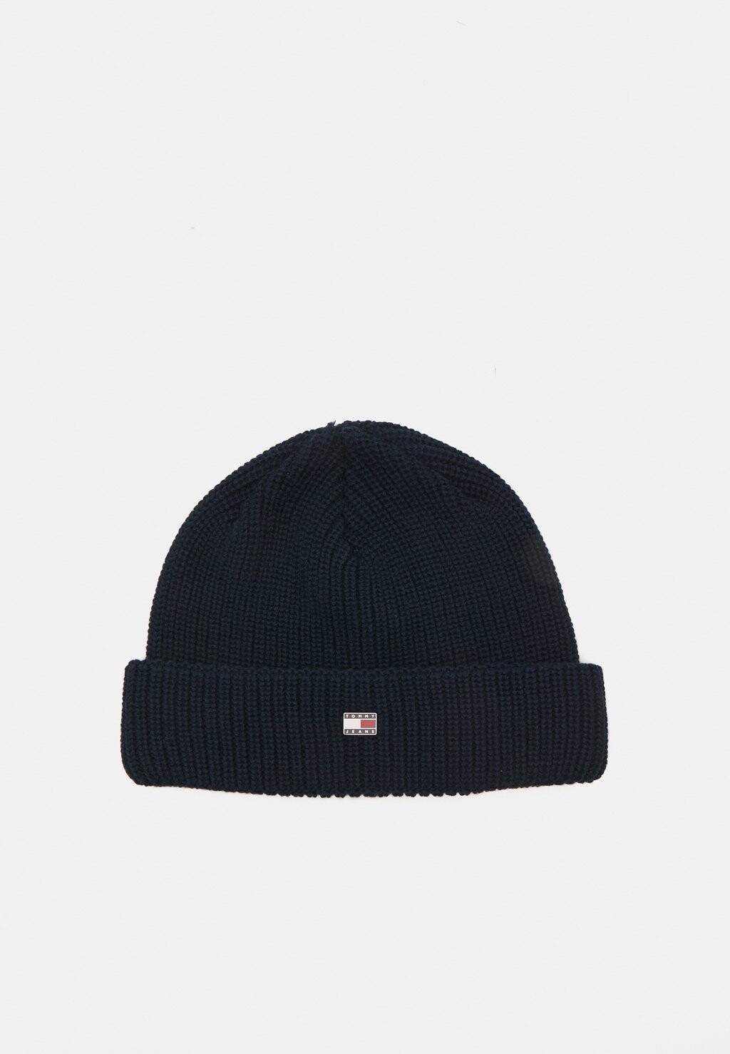 

Шапка HERITAGE SHORT BEANIE UNISEX Tommy Jeans, темно-синий