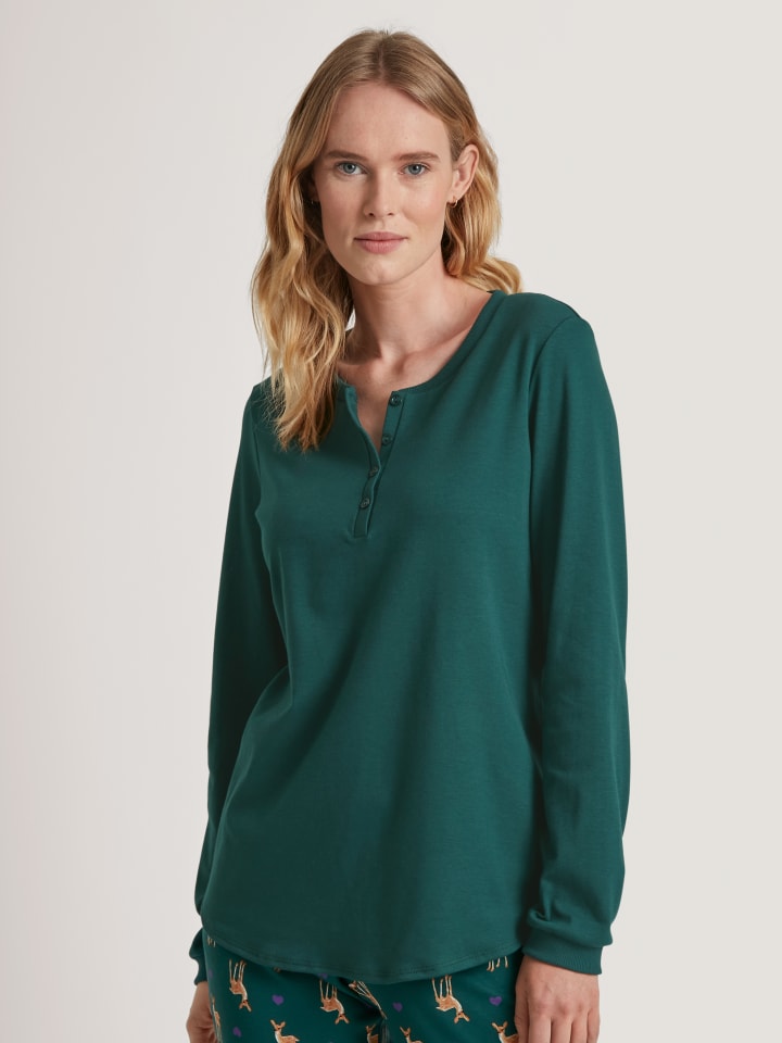 

Лонгслив Calida Shirt, цвет ponterosa pine