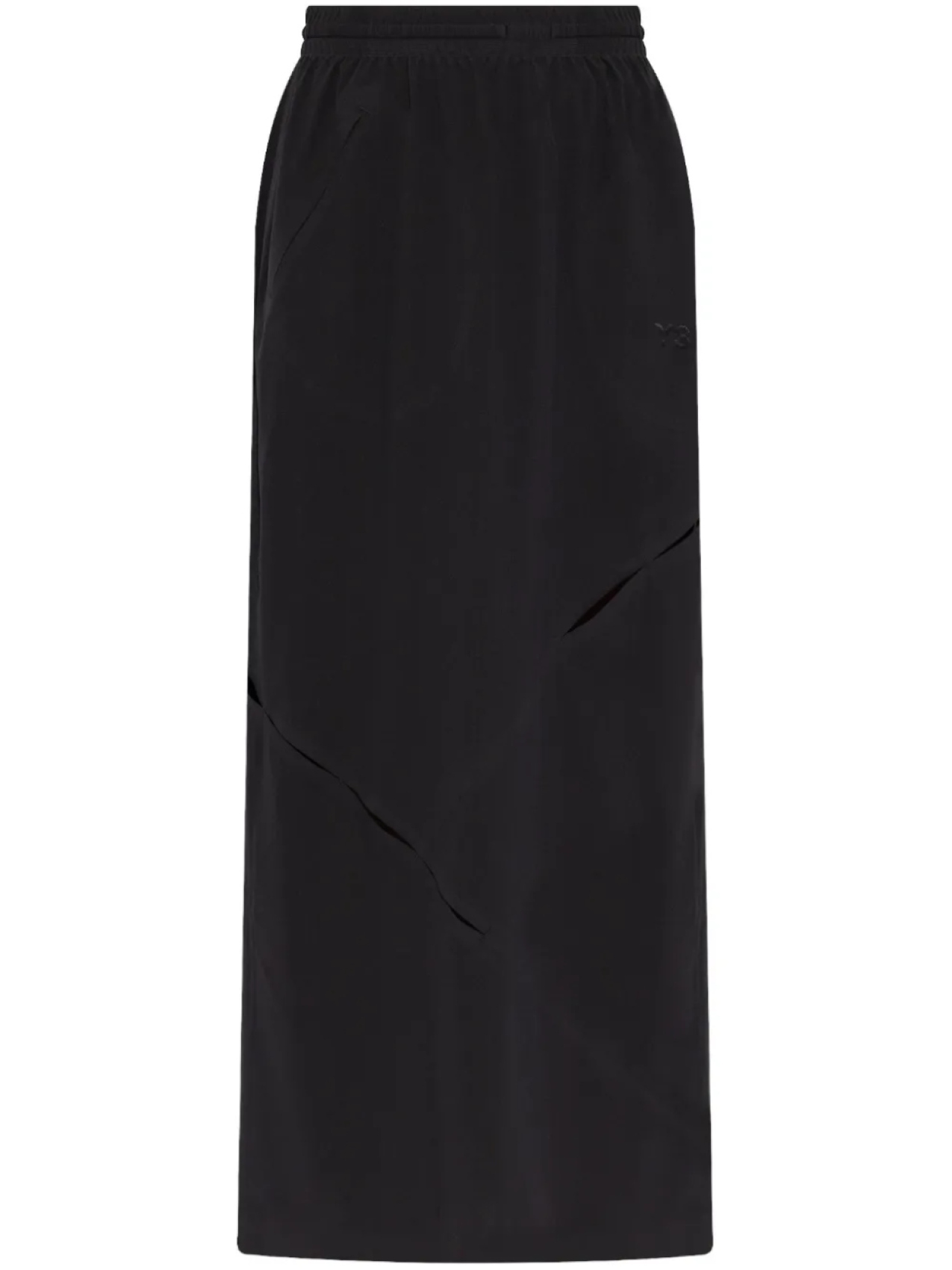 

Юбка макси с асимметричными вставками Y-3, черный