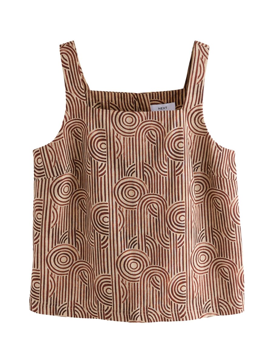 

Топ Next, цвет Brown/Light brown