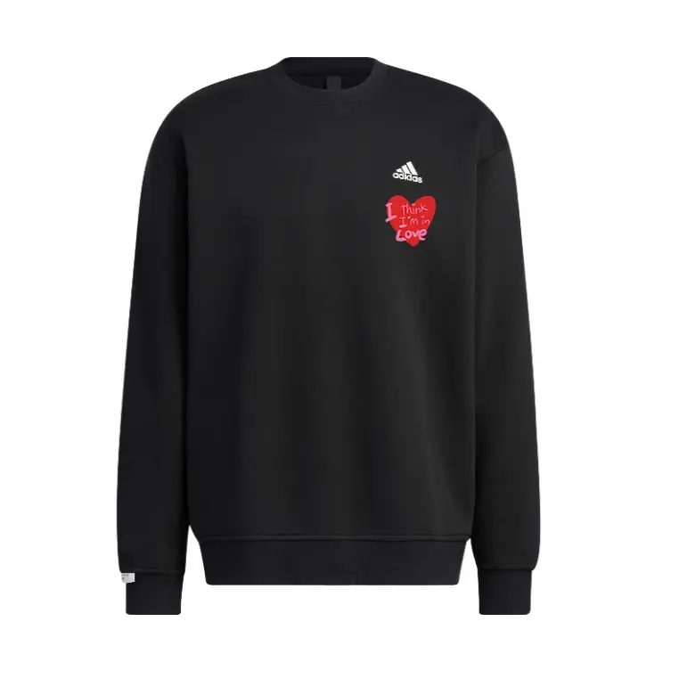 

Толстовка унисекс черная Adidas, черный