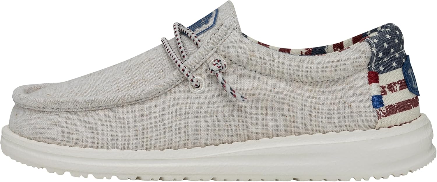 

Кроссовки Hey Dude Boys Wally Americana Heydude, белый