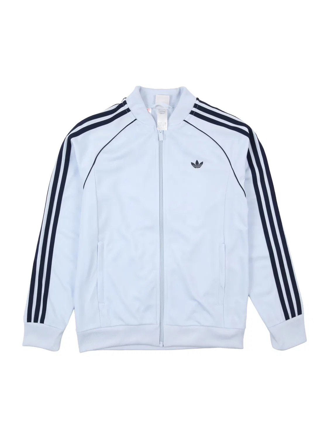 Толстовка на молнии Adidas Originals SST Track в цветах Marine Blue и Light Blue