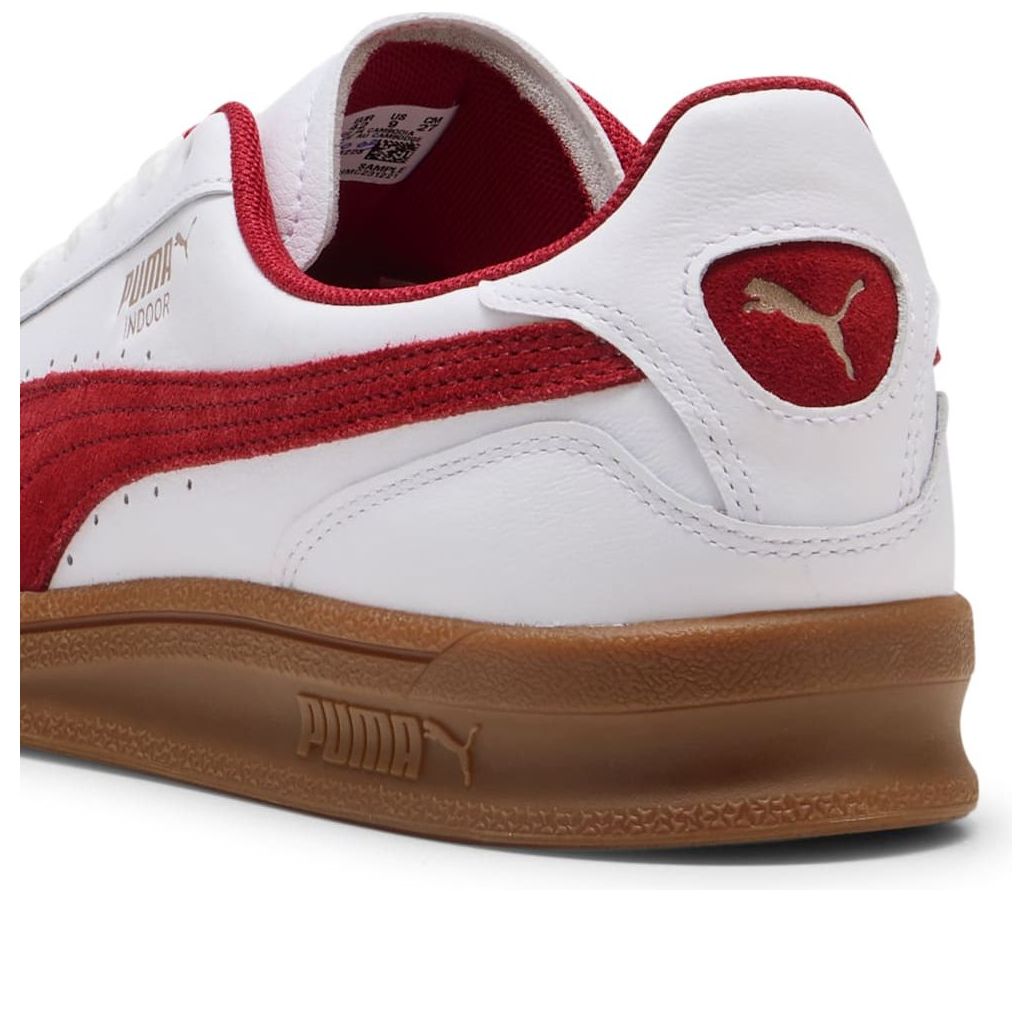 Кроссовки Puma Indoor 'Puma White Dark Crimson' — фото 4