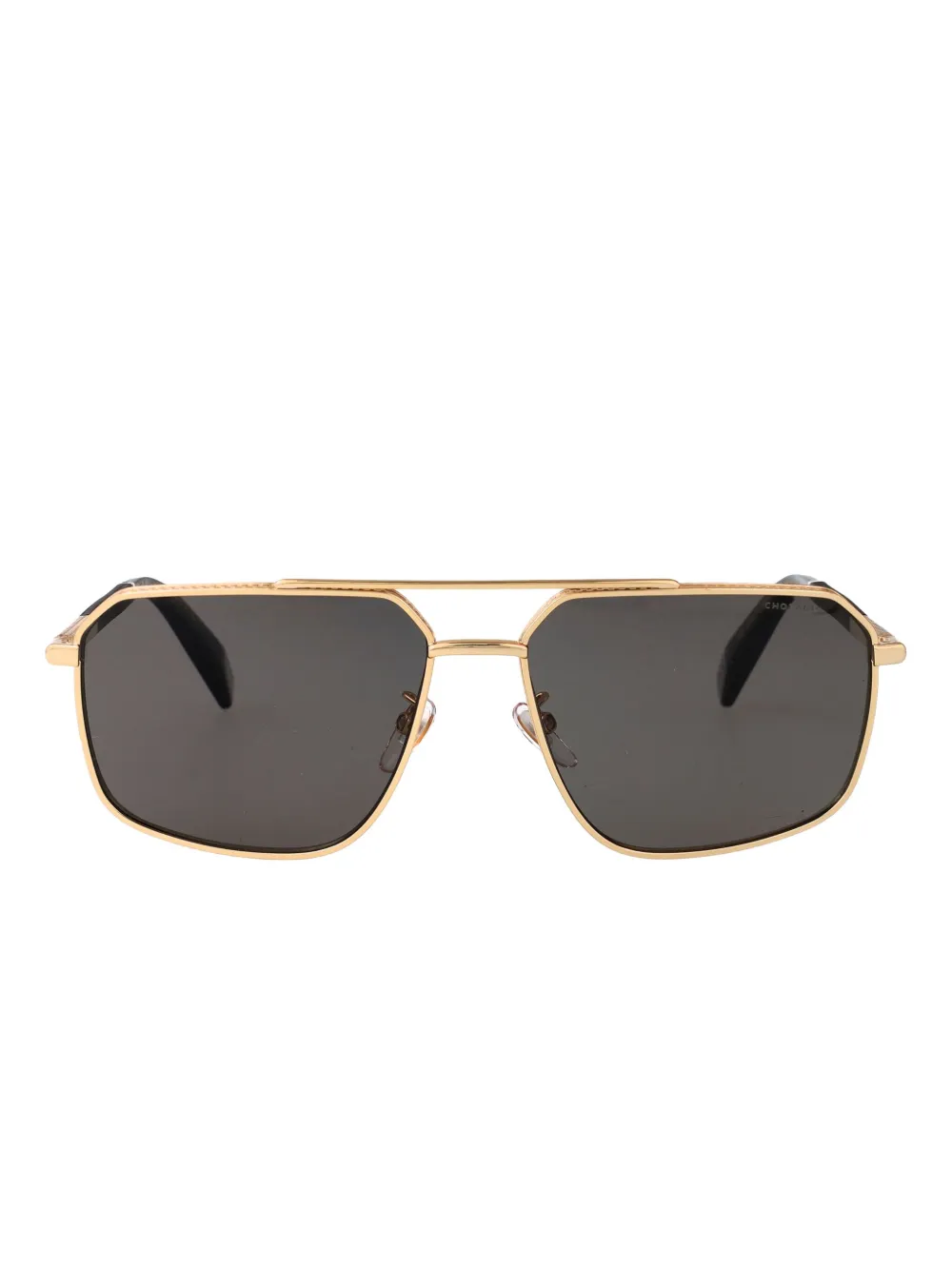 

Солнцезащитные очки в геометрической оправе SCHL77 Chopard Eyewear, золотой