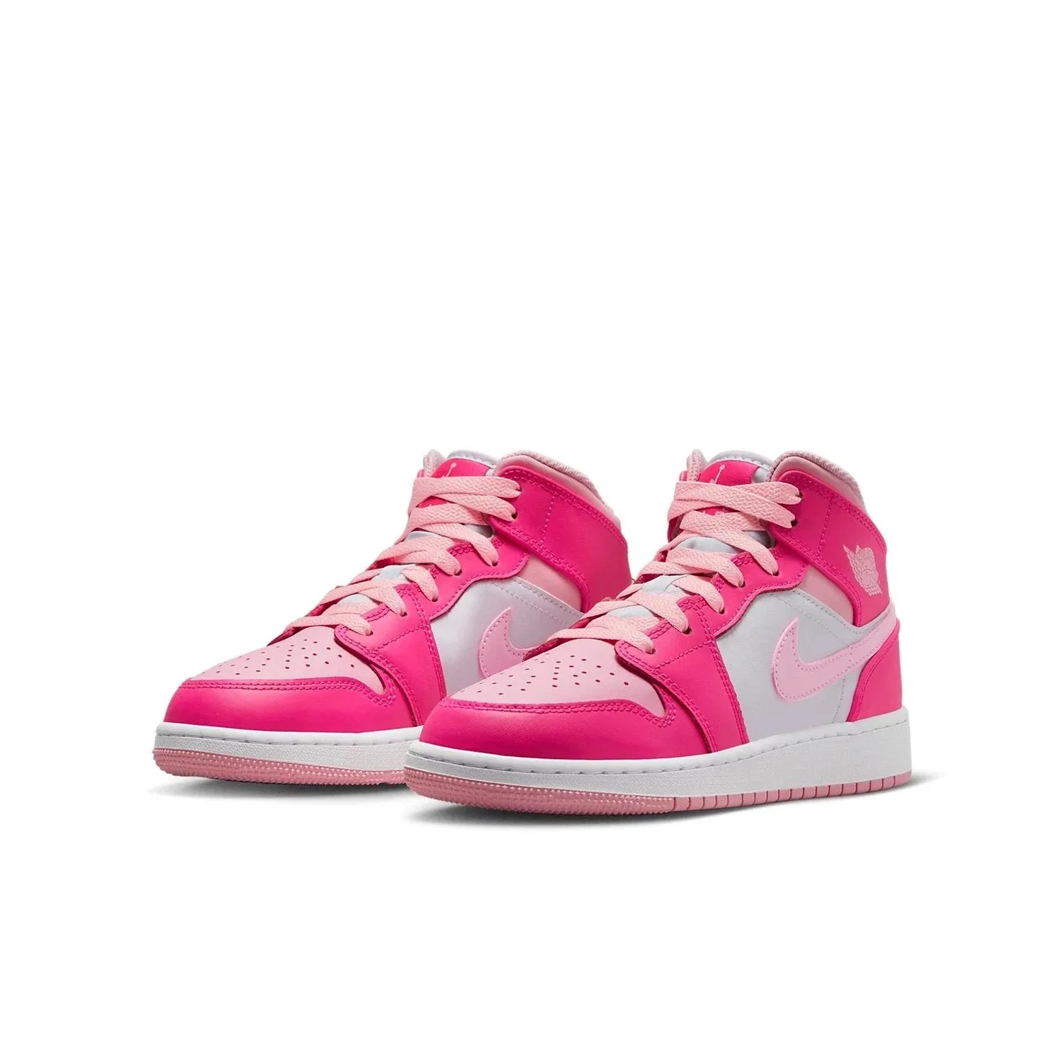 Детские кроссовки Nike Air Jordan Mid FD8780 - розовые, повседневная обувь HTAT126