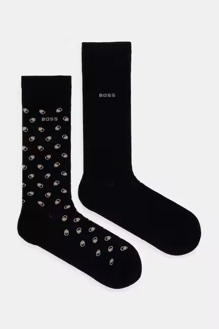 Носки длинные BOSS, черный