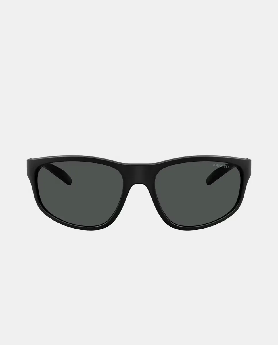 

Прямоугольные мужские солнцезащитные очки серого цвета Arnette, черный