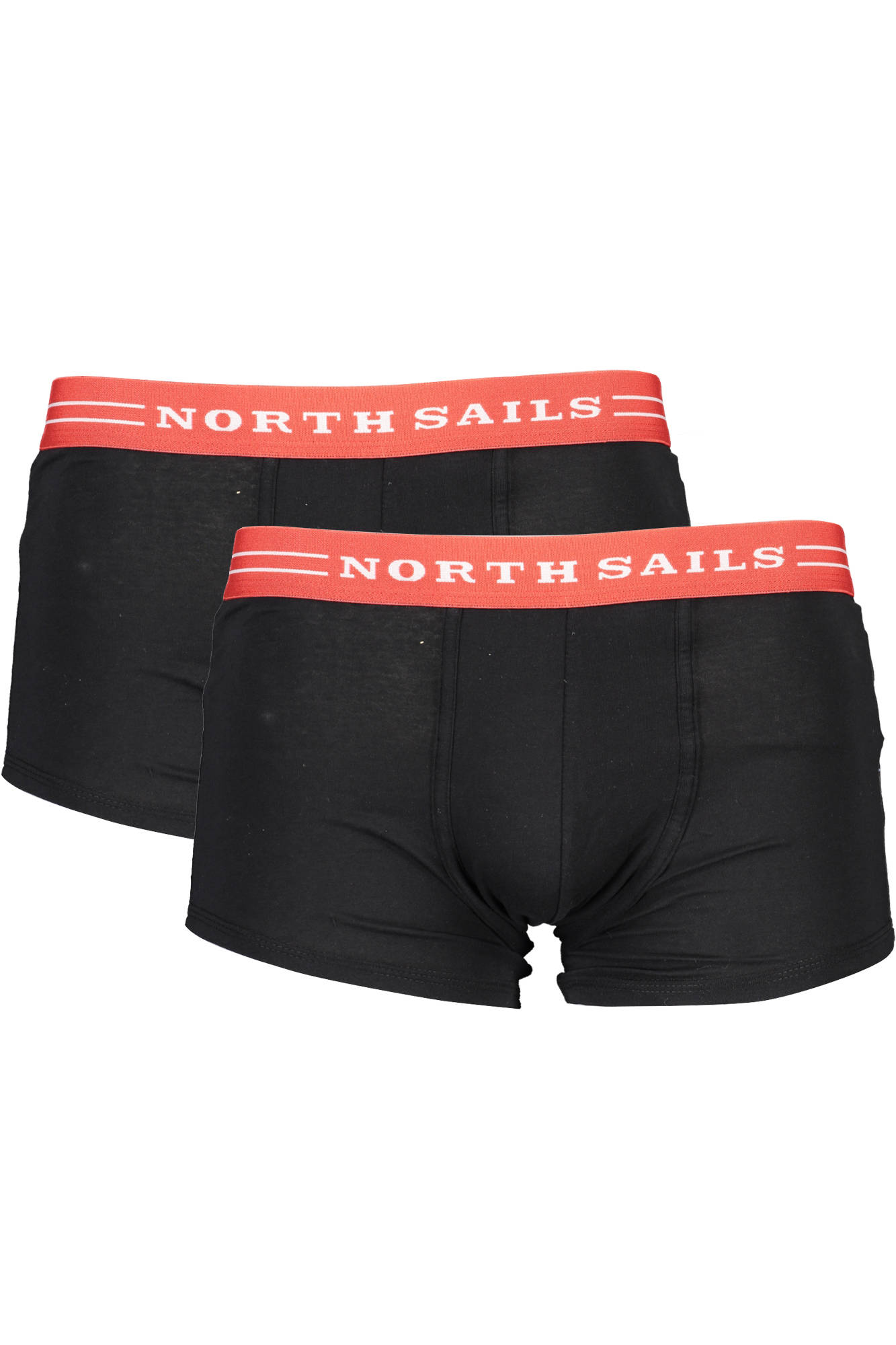 

Боксеры мужские North Sails с контрастной резинкой 2 шт, черный