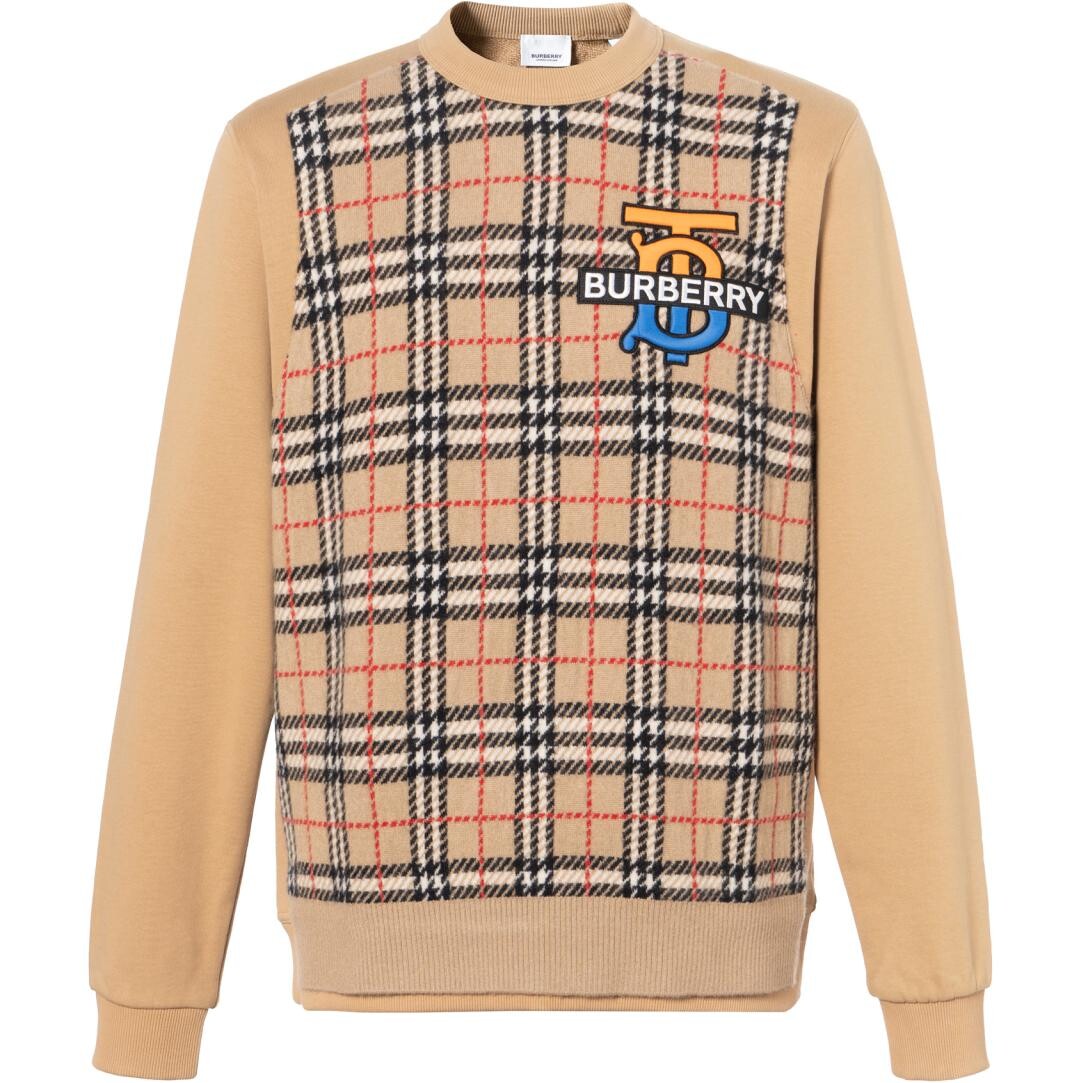 

Кашемировый свитер для мужчин Burberry, хаки