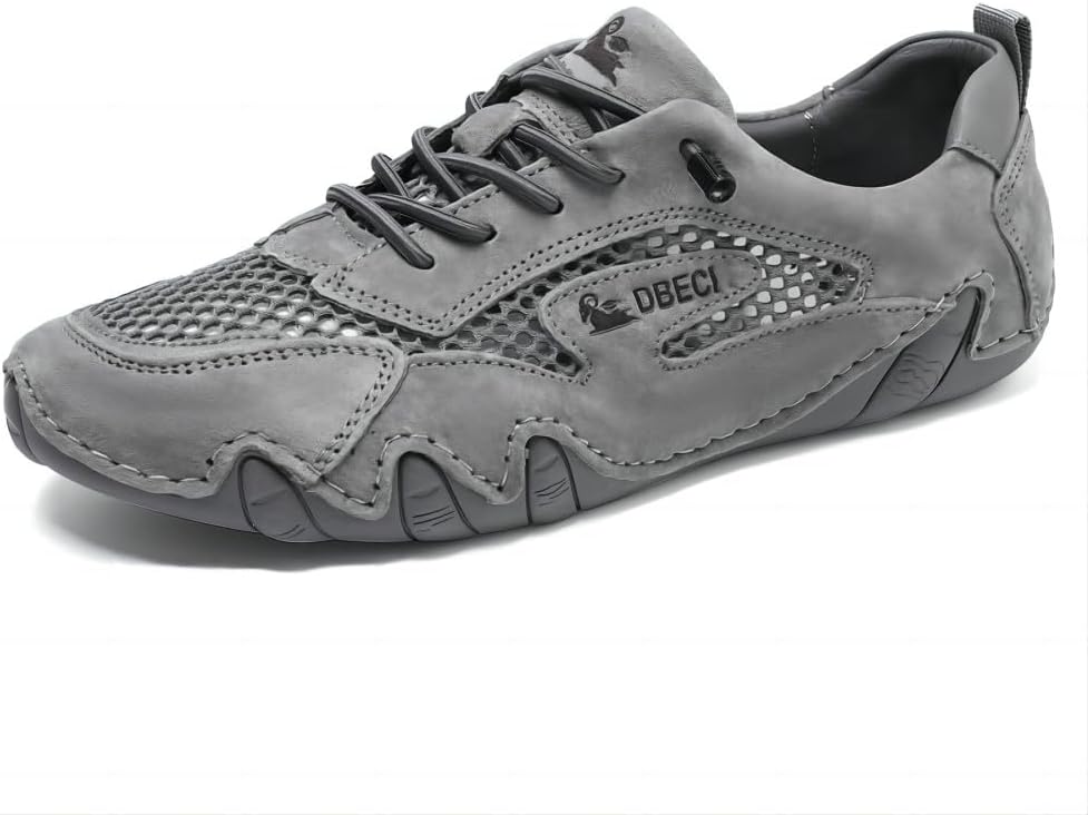 

Мужские повседневные кроссовки для улицы, дышащие, комфортные, водонепроницаемые, для походов, с сеткой, противоскользящие, легкие, летние, классические Asifn, серый