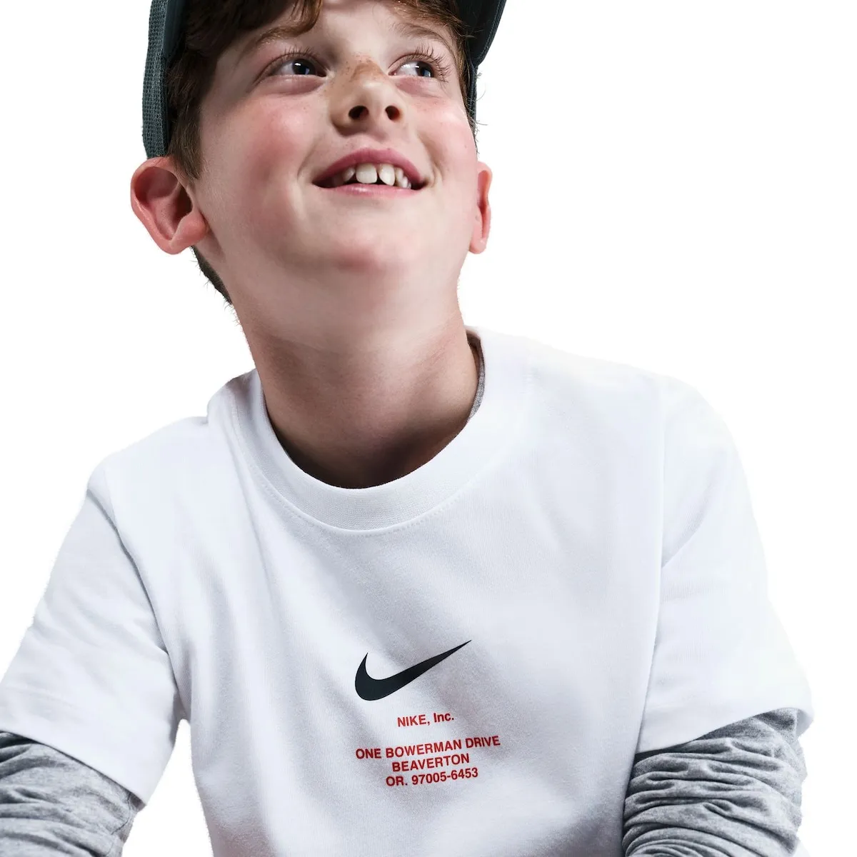 Футболка для детей Sportswear Athl Tee Reg Nike, белый — фото 4