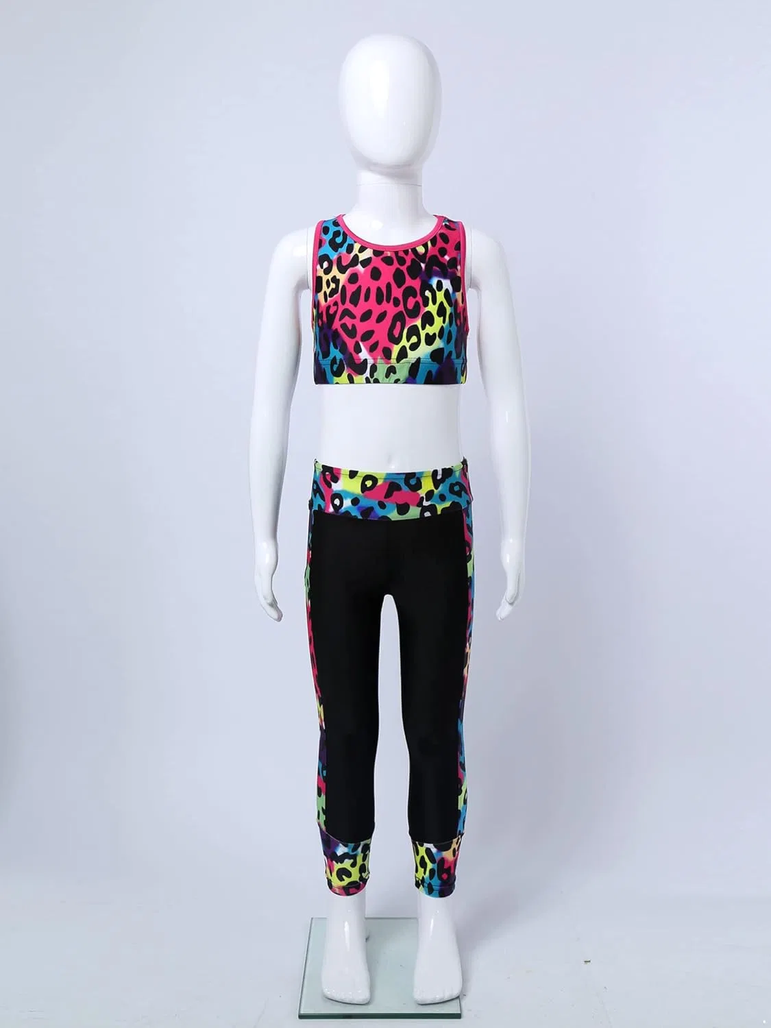 Детский спортивный костюм топ и леггинсы Loodgao Leopard — фото 3