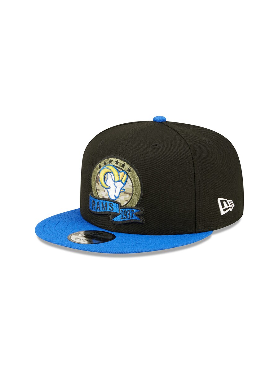 

Спортивная кепка NEW ERA 9FIFTY Salute To Service Los Angeles Rams, черный