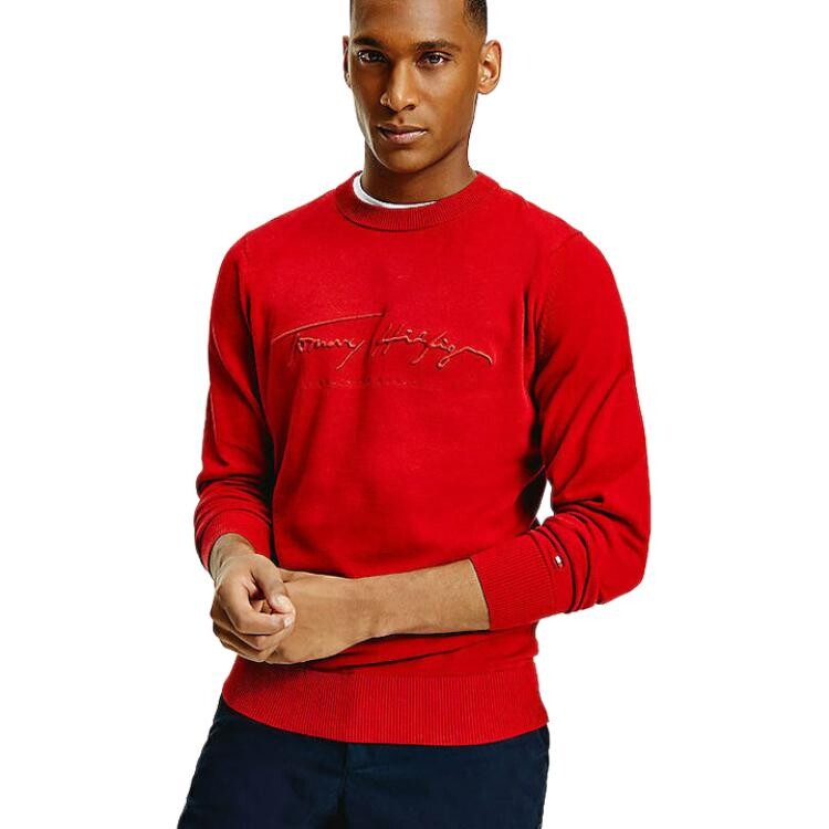 Толстовка мужская красная Tommy Hilfiger, красный — фото 2