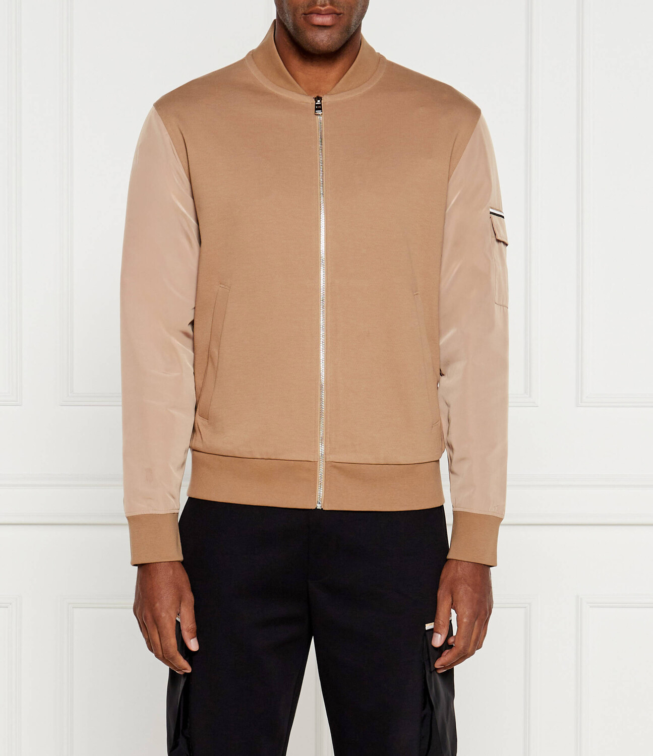 

Толстовка BOSS BLACK Regular Fit, кэмел