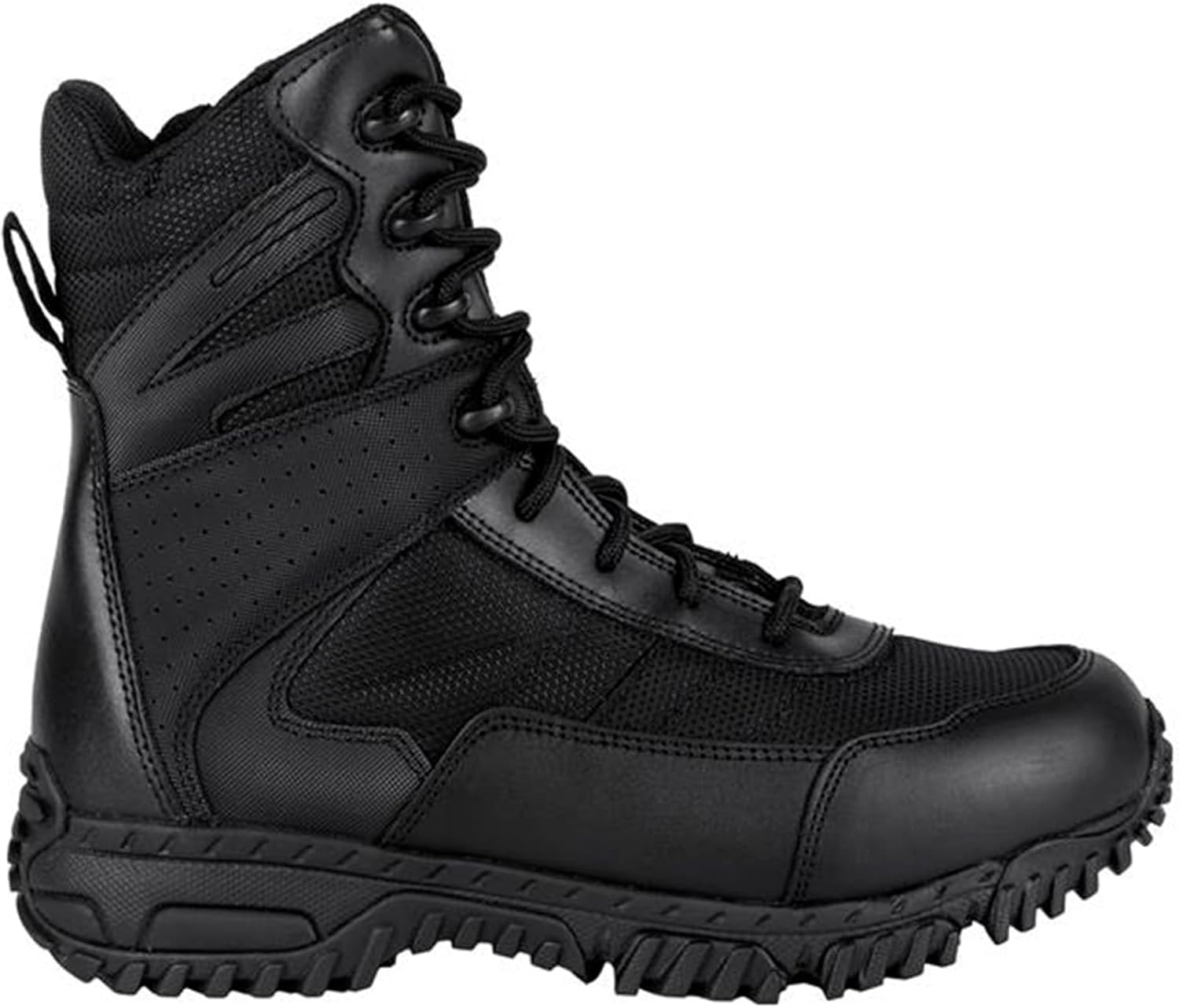 Ботинки Altama Unisex Vengeance SR 8 с боковой молнией, Легкие ботинки из натуральной кожи с текстильной подкладкой и язычком с жилеткой, черный — фото 3