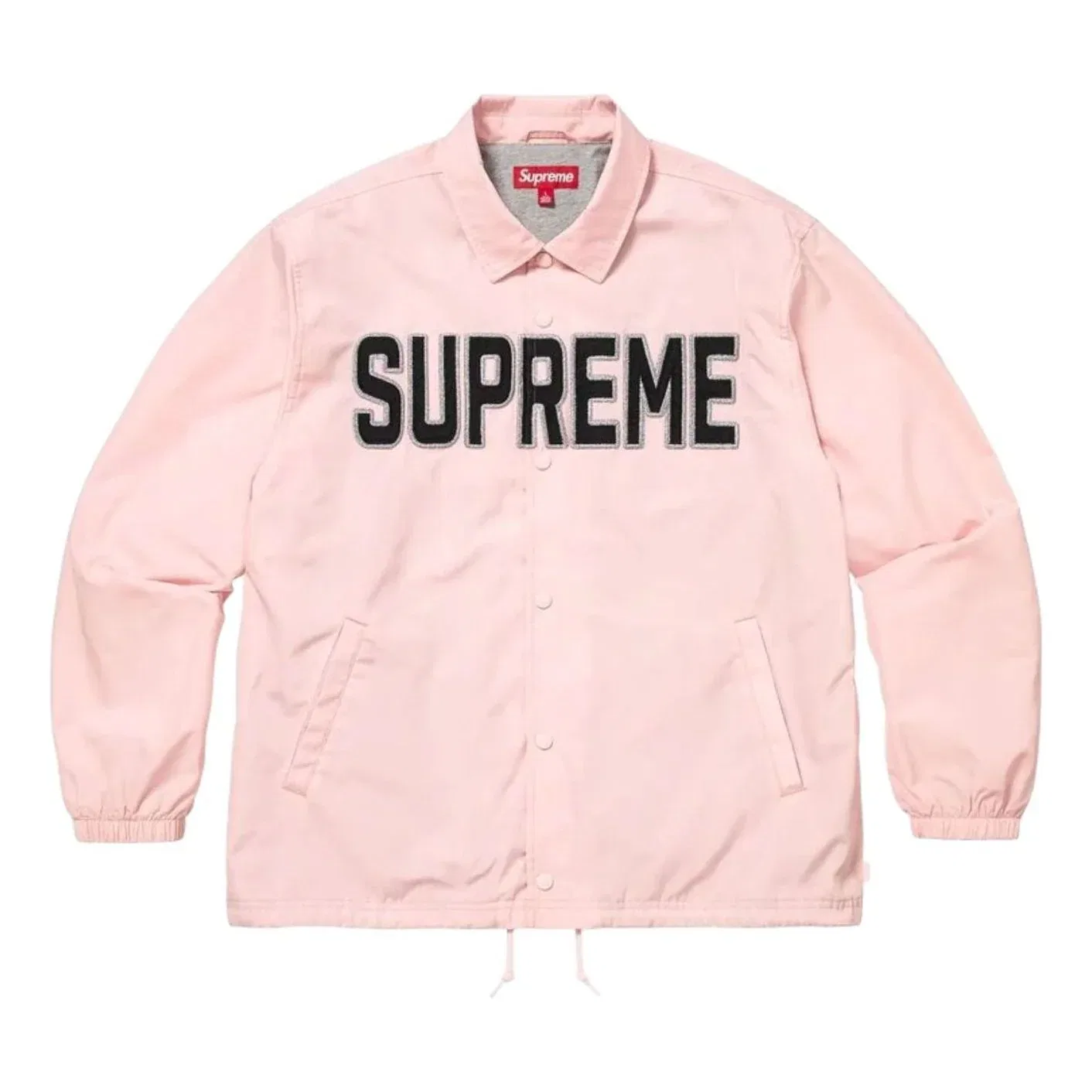 Куртка Supreme SS26 Spellout Coaches Jacket 'Pink' SUP-SS26-203-PNK, розовый