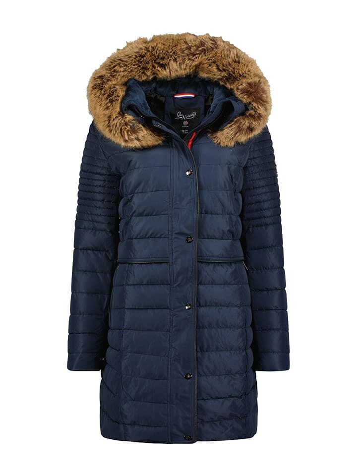 

Пальто Geographical Norway Charlize, темно-синий