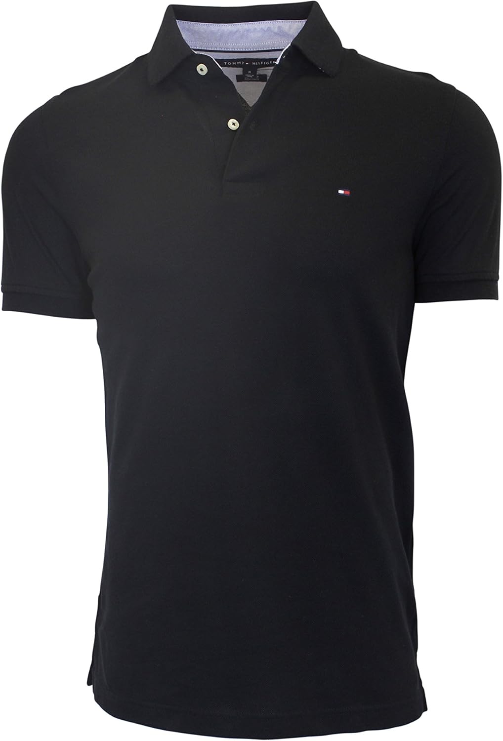 

Мужская приталенная рубашка-поло Tommy Hilfiger, Black