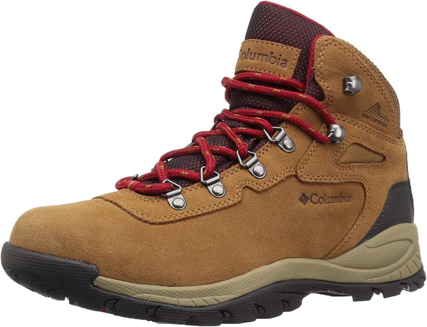

Женские кроссовки Columbia Newton Ridge Plus Waterproof Amped, цвет Elk/Mountain Red, 8