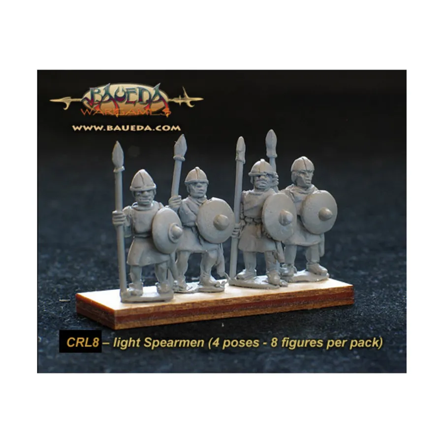 

Франкские копейщики-ополченцы, Historical Miniatures - Carolingian Frankish (15mm) (Baueda Wargames)