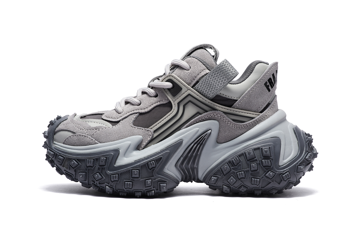 

Коллекция Mocking Wind амортизация нескользящая устойчивость к истиранию дышащая увеличение высоты FERNANDA FRANKLIN, серый