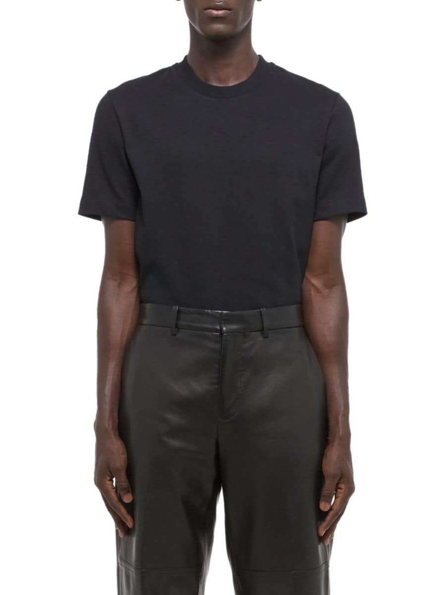 

Хлопковая футболка с логотипом Helmut Lang, черный