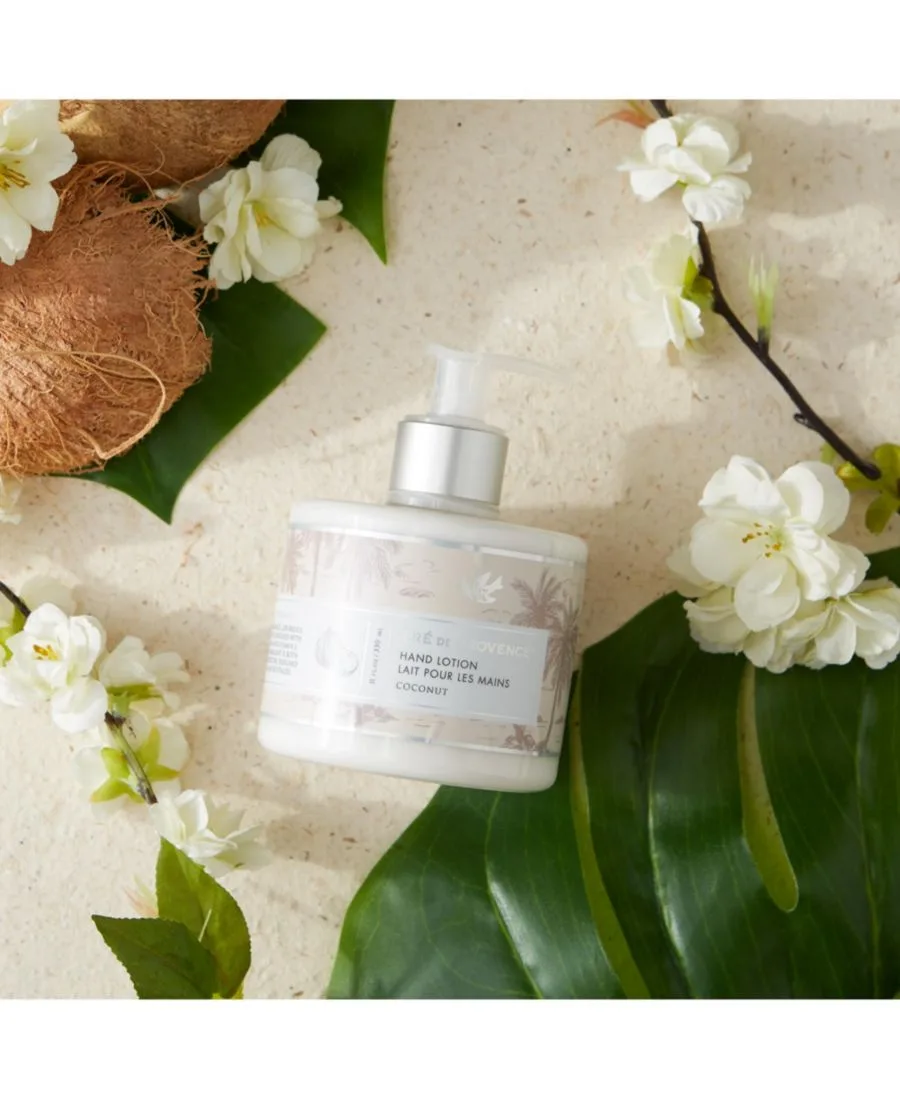 Лосьон для рук Pre de Provence Heritage 11 жидких унций, ландыш European Soaps, Coconut — фото 4