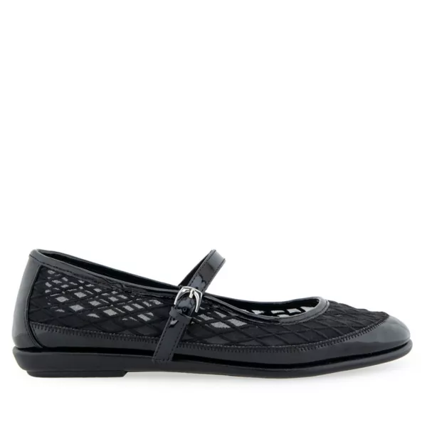 Балетки Baylee женские на ремешке Aerosoles, цвет black mesh — фото 2