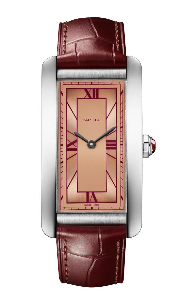 

Tank américaine, большая модель, платина, автоматические, wgta0297 CARTIER