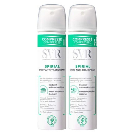 

Дезодорант-антиперспирант SVR Spirial Spray 100ml - Pack of 2