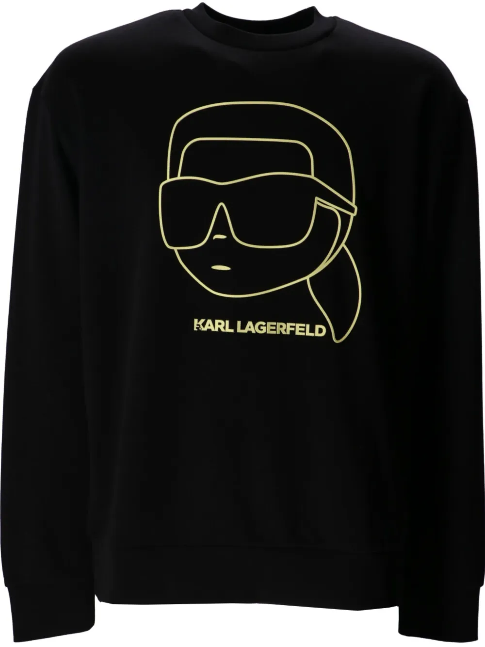 

Толстовка из смесового хлопка KARL LAGERFELD, черный