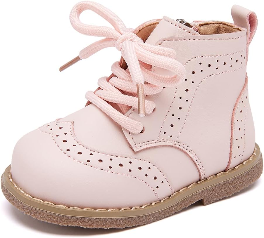 

BMCiTYBM Ботинки для малышей, мальчиков и девочек, первые ботиночки для хождения, на все сезоны, для детей 6, 9, 12, 15, 18, 24 месяцев, 7-Pink