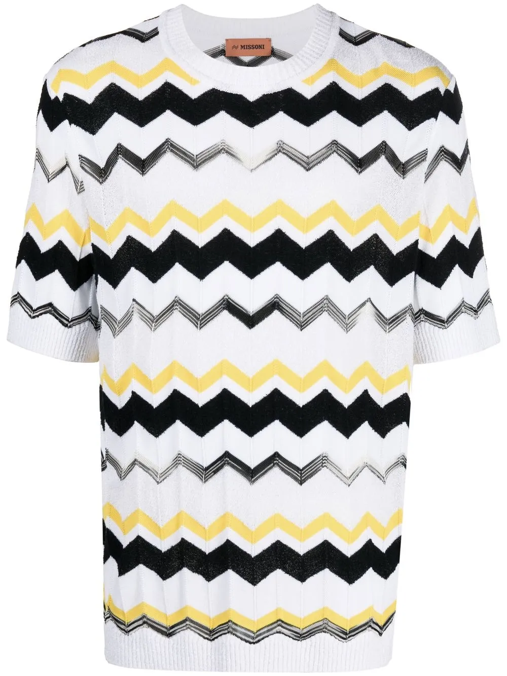 

Футболка с узором зигзаг Missoni, белый