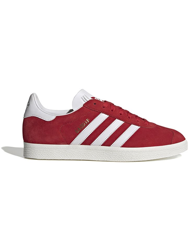 

Кроссовки на шнуровке adidas Leder-Sneakers Gazelle, цвет Rot/Weiß