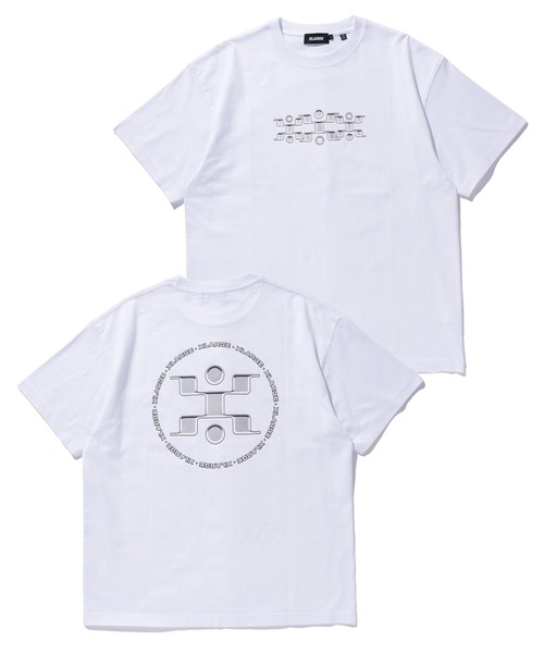 

Футболка с коротким рукавом, футуристический стиль XLARGE, белый