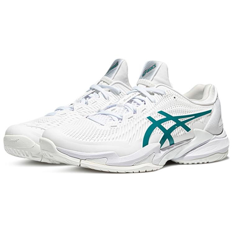ASICS Кроссовки Court Ff 3 Novak White Pitch Green, цвет White/Green — фото 3