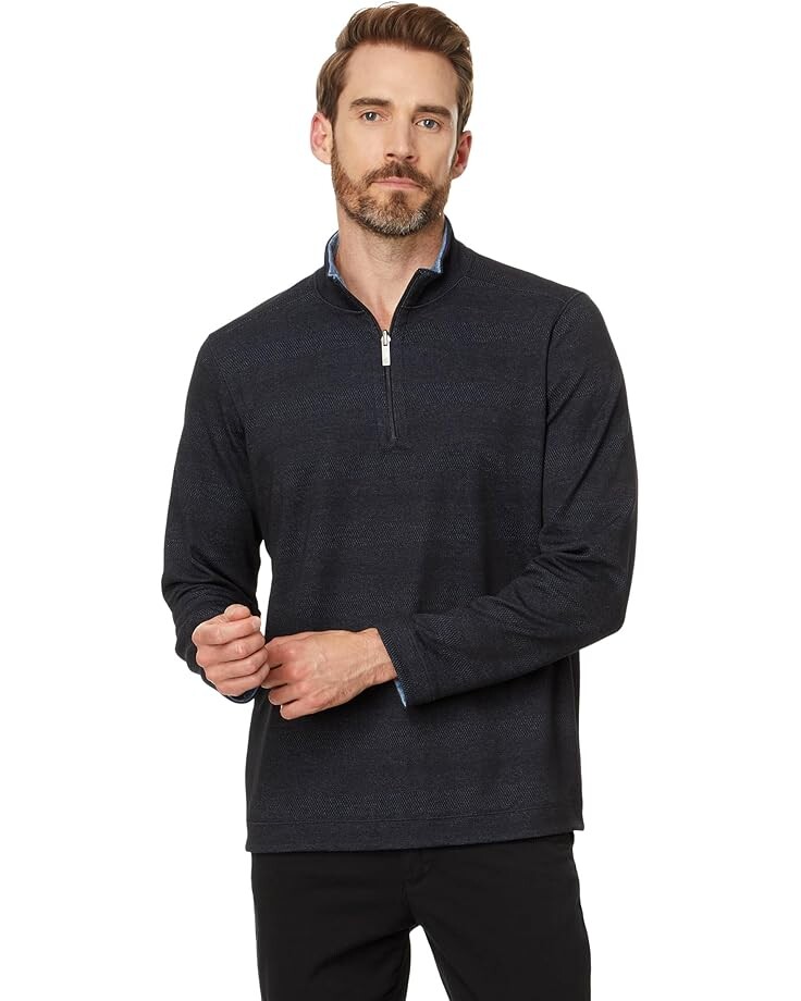 

Толстовка Johnston & Murphy Xc4 Performance Reversible Quarter Zip, темно-синий