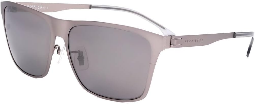 

BOSS Мужские солнцезащитные очки, матовый рутений, 60 Hugo Boss